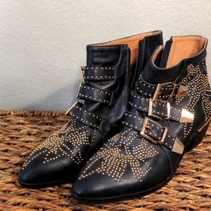 Studded Ankle Boots